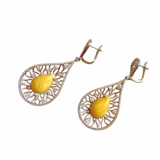 Butterscotch Baltic Amber Earrings