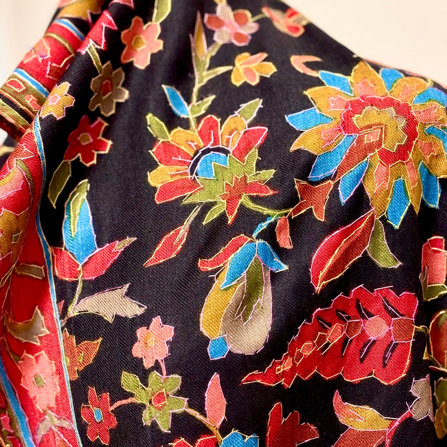 Carisma Kalamkaari Multi Color Shawl