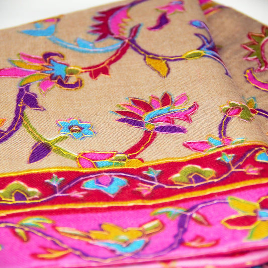 Portia Kalamkaari Multi Color Shawl