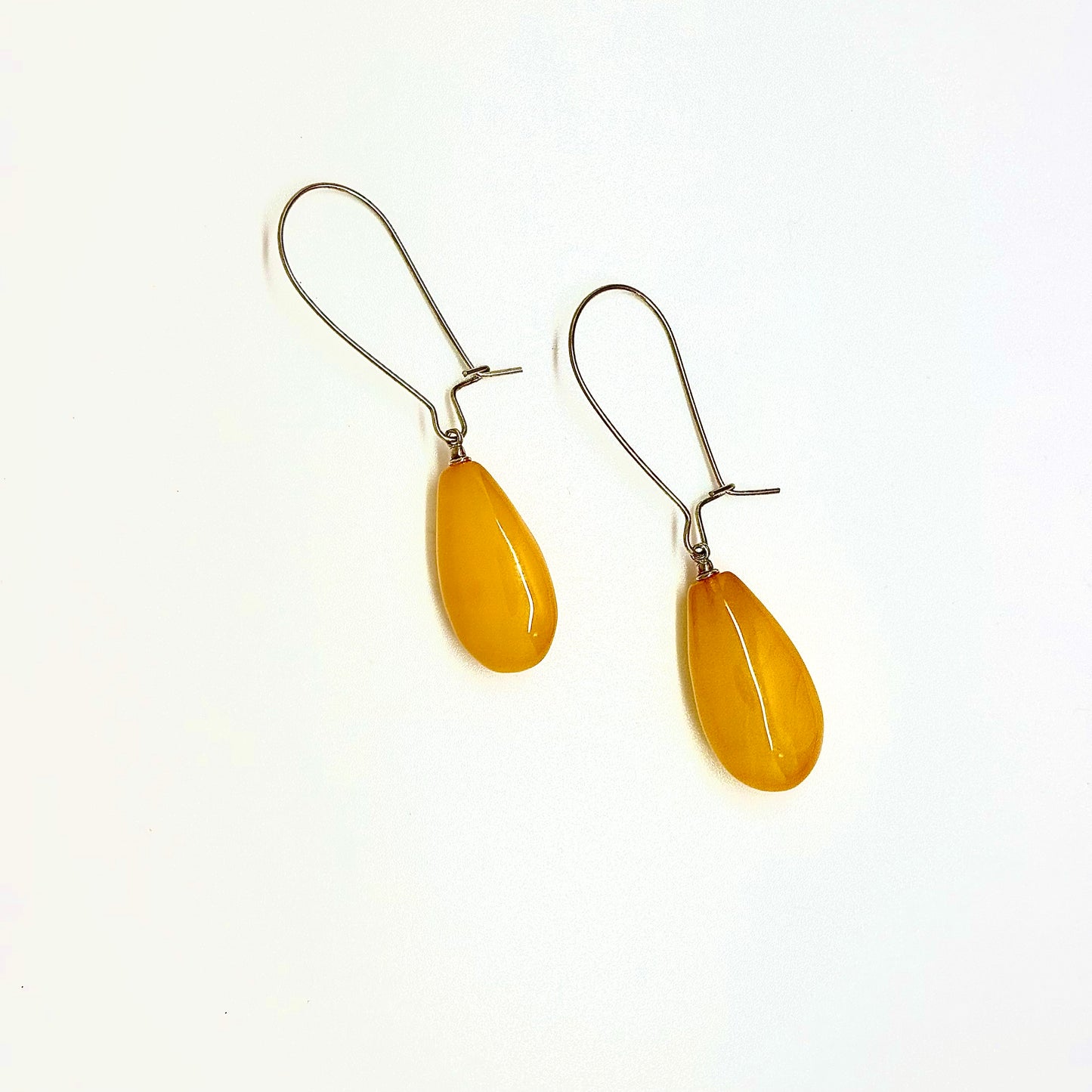 Butterscotch Color Baltic Amber Earrings