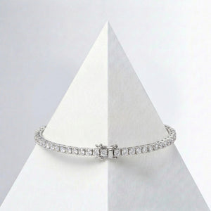 Sterling Silver Cubic Zirconia Tennis Bracelet