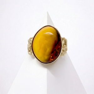 Butterscotch Baltic Amber One of A Kind Ring