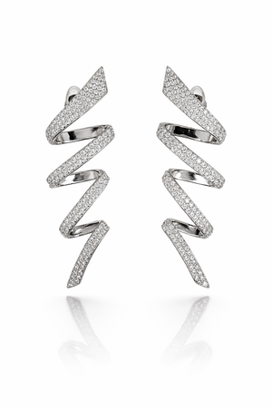 Cubic Zirconia Modern Earrings
