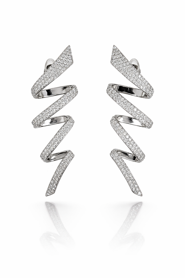 Cubic Zirconia Modern Earrings