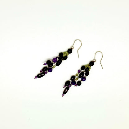 Cherry Color Baltic Amber Bead Earrings