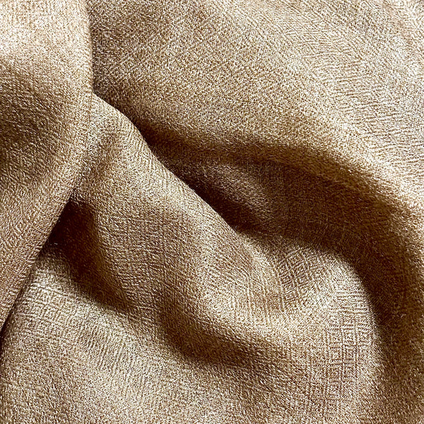 Soft Cashmere Scarf in Light Brown Color