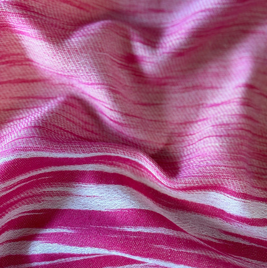 Soft Cashmere Scarf in Hot Pink color