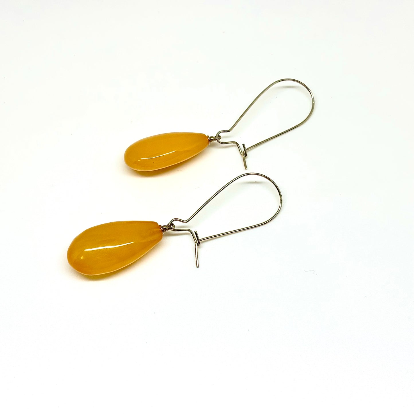 Butterscotch Color Baltic Amber Earrings
