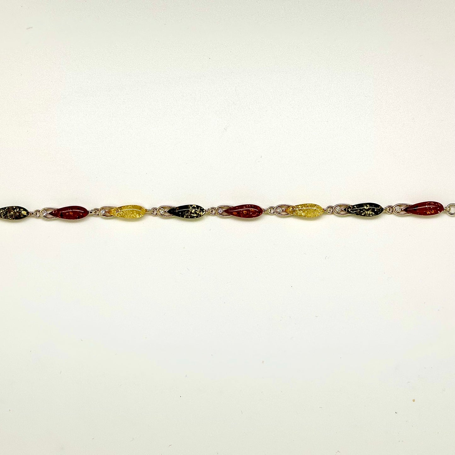Multi Color Baltic Amber Bracelet