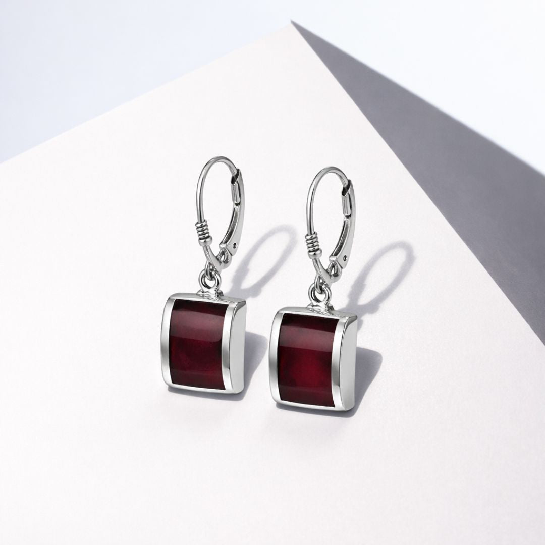 Cherry Baltic Amber Baltic Earrings