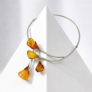 One of A Kind Butterscotch Baltic Amber Statement Necklace