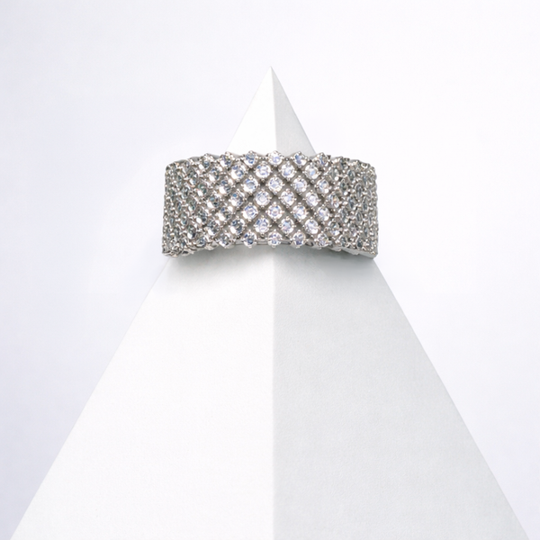 Sterling Silver Cubic Zirconia Band Ring